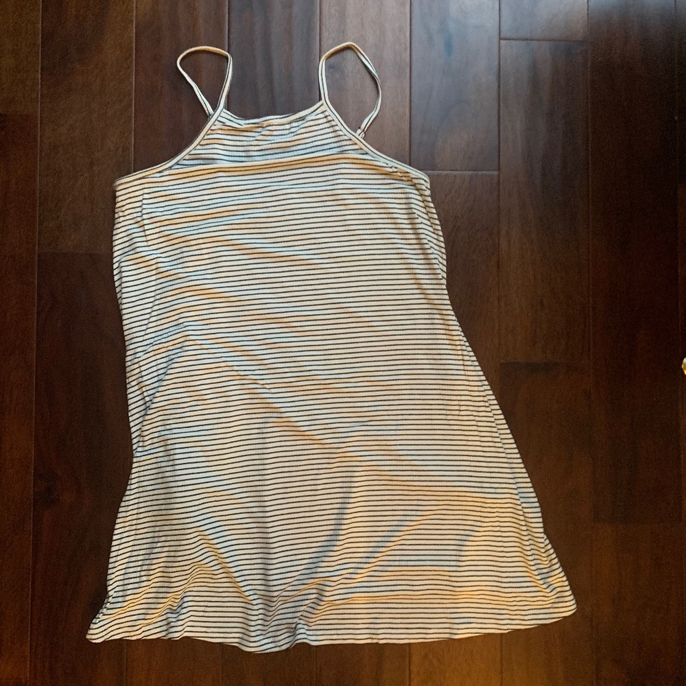 black & white striped summer dress (XL)